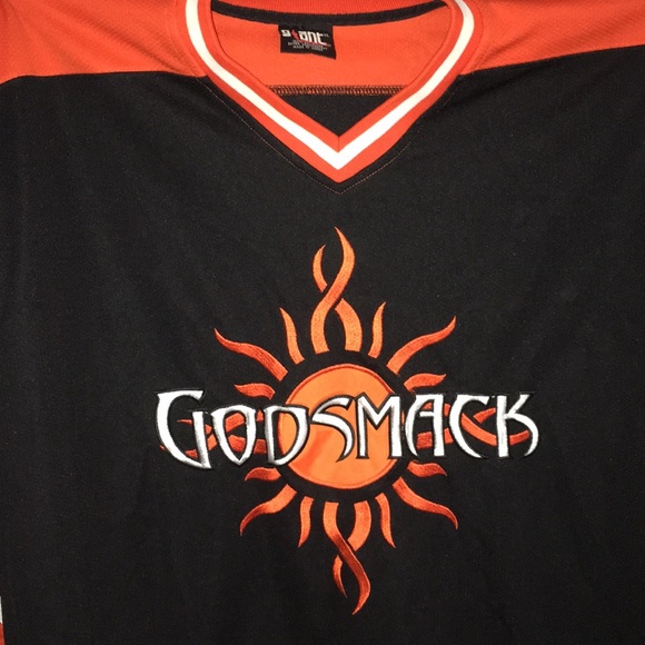 Giant Other - GODSMACK HOCKEY JERSEY with pentagram